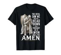 Le Diable m'a vu la tête baissée et a pensé qu'il Avait gagné. Amen T-Shirt