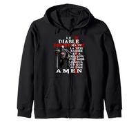 Le Diable m'a Vu - Le Croisé - Chevalier Templier Sweat à Capuche
