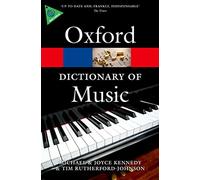 Le dictionnaire de la musique d'Oxford