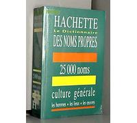 Le dictionnaire des noms propres