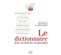 Le dictionnaire des sciences humaines