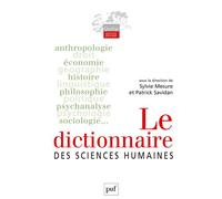 Le dictionnaire des sciences humaines Edition brochée - Patrick Savidan - Puf - broché - Dictionnaire et encyclopédie