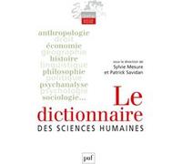 Le dictionnaire des sciences humaines