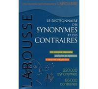 Dictionnaire des synonymes et des contraires