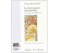 Le dictionnaire intraduisible au l'origine des définitions