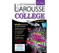 Le Dictionnaire Larousse du Collège