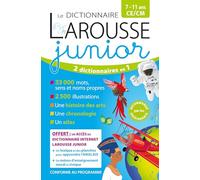 Collectif – Le dictionnaire Larousse Junior et son dictionnaire en ligne – 7/11 ans – CE/CM