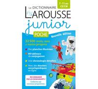 Le dictionnaire Larousse Junior poche - 7/11 ans - CE/CM - Collectif - Larousse - broché - Dictionnaire et encyclopédie