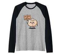 Le Dicton Amusant de raviolis fonctionnera pour Les boulettes Manche Raglan