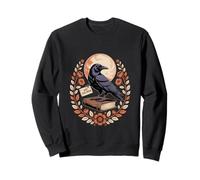 Le Dicton Folklorique de Funny Eat The Rich Crow Vintage Sweatshirt
