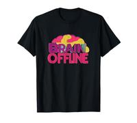Le dicton hors ligne du cerveau stupide apporte des vibrations vibrantes T-Shirt