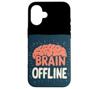 Le Dicton Hors Ligne génial Offre Un Charme loufoque Coque pour iPhone 16