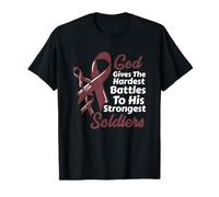 Le Dieu du Cancer de la Myeloma Donne des batailles Les Plus dures aux Soldats Les Plus forts T-Shirt