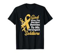 Le Dieu du Cancer de l'enfance Donne des Combats Les Plus durs et Les Plus Soldats T-Shirt