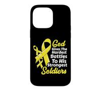 Le Dieu du Cancer de l'os Donne aux Combats Les Plus durs Ses Soldats Les Plus forts Coque pour iPhone 14 Pro Max