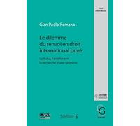 Le Dilemne du renvoi en droit international privé