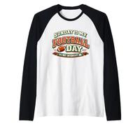 Le Dimanche est ma journée de Football, ne m'interrompez Pas Manche Raglan