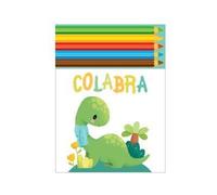 Colabra Collectif – Le dinosaure – Document jeunesse (avec 4 crayons) – Broché