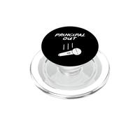 Le Directeur à la Retraite Sort Son Micro de Retraite, Fin d'année drôle PopSockets PopGrip pour MagSafe