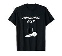 Le Directeur à la Retraite Sort Son Micro de Retraite, Fin d'année drôle T-Shirt
