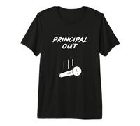 Le Directeur à la Retraite Sort Son Micro de Retraite, Fin d'année drôle T-Shirt Haut de Gamme