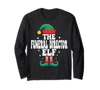 Le Directeur des funérailles Elf Funny Christmas Matching Family Manche Longue