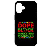 Le Directeur du Marketing de Dope Black est Fier d'avoir Une carrière Professionnelle Noire Coque pour iPhone 16