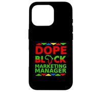 Le Directeur du Marketing de Dope Black est Fier d'avoir Une carrière Professionnelle Noire Coque pour iPhone 16 Pro