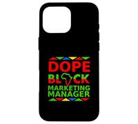 Le Directeur du Marketing de Dope Black est Fier d'avoir Une carrière Professionnelle Noire Coque pour iPhone 16 Pro Max