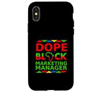 Le Directeur du Marketing de Dope Black est Fier d'avoir Une carrière Professionnelle Noire Coque pour iPhone X/XS