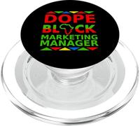 Le Directeur du Marketing de Dope Black est Fier d'avoir Une carrière Professionnelle Noire PopSockets PopGrip pour MagSafe
