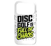 Le Disc Golf est Plein de Chaos Disc Golfers Festivals Coque pour iPhone 17 Pro