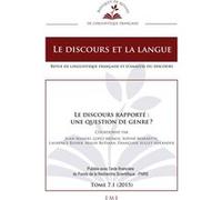 Le discours rapporté : une question de genre ? Laurence Rosier (Auteur), Françoise Sullet-Nylander (Auteur), Malin Rotman (Auteur), Juan Manuel López Muñoz (Auteur), Sophie Marnette (Auteur)