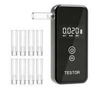 Le dispositif de détection d'alcoolémie hygiénique comprend un embout buccal réutilisable pour une utilisation individuelle sanitaire dans les fêtes, les postes de sécurité publique, le testeur LCD,