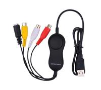 Le dispositif de portable convertit les signaux analogiques format numérique via USB 2.0, prend en l ' entrée vidéo CVBS S pour carte de vidéo du pilote