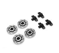 le Disque De Frein RC Améliore les Performances Et la Durabilité Avec des Pièces De Disque De Frein De Roue De Qualité Supérieure Pour la Voiture Traxxas Udr 1/7 Rc,Améliorez Votre Expérience(noir)