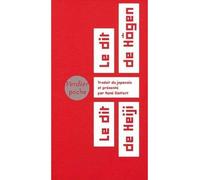 Le dit de Hôgen Le dit de Heiji Le dit de Hôgen et Le dit de Heiji - René Sieffert - Verdier - Poche - Roman