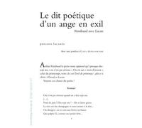 Le dit poétique d'un ange en exil: Rimbaud avec Lacan
