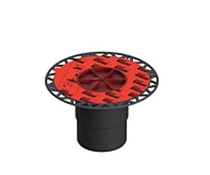 Le DN100 séquenceur de TECEdrainpoint perpendiculaire 3607600 avec Seal Système bride universelle