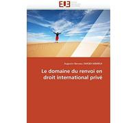 Le Domaine Du Renvoi En Droit International Privé