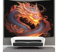 Le dragon 3D Effet Tapisserie Art Mural Tapisserie Murales DécoSourision Murale En Tissu Pour La DécoSourision De Chambre À Coucher, DécoSourisions Murales, Art Mural, Nappes Tapisserie 70cmx100cm