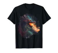 Le Dragon cracheur de feu Sombre T-Shirt