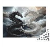 Le Dragon dans Le Mythe Puzzle 1000 Pièces Adulte avec Clic Parfait, Ensemble De Casse-tête en Puzzle énigme De Compétence Logique pour Un Hobby Créatif, Puzzle À La Meilleure Évaluation 52