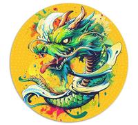 Le Dragon Puzzle De 1000 Pièces pour Wildtiere Filles Encastrement Parfait Qualité Premium Kunstistique Kunst Déco Relaxation 1000pcs (67.5x67.5cm)