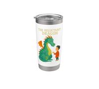 Le dragon réluctant Kenneth Grahame Gentle Fantasy Classic Gobelet isotherme en acier inoxydable double paroi