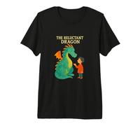 Le Dragon réluctant Kenneth Grahame Gentle Fantasy Classic T-Shirt Haut de Gamme