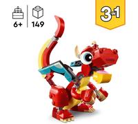 LEGO Creator 3-en-1 31145 Le dragon rouge