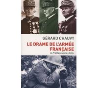 Le Drame de l'armée française: du Front populaire à Vichy