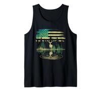 Le Drapeau Américain Chasse Tshirt Whitetail Buck Jäger Débardeur