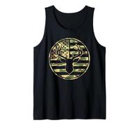 Le Drapeau Américain Chasse Tshirt Whitetail Buck Jäger Débardeur